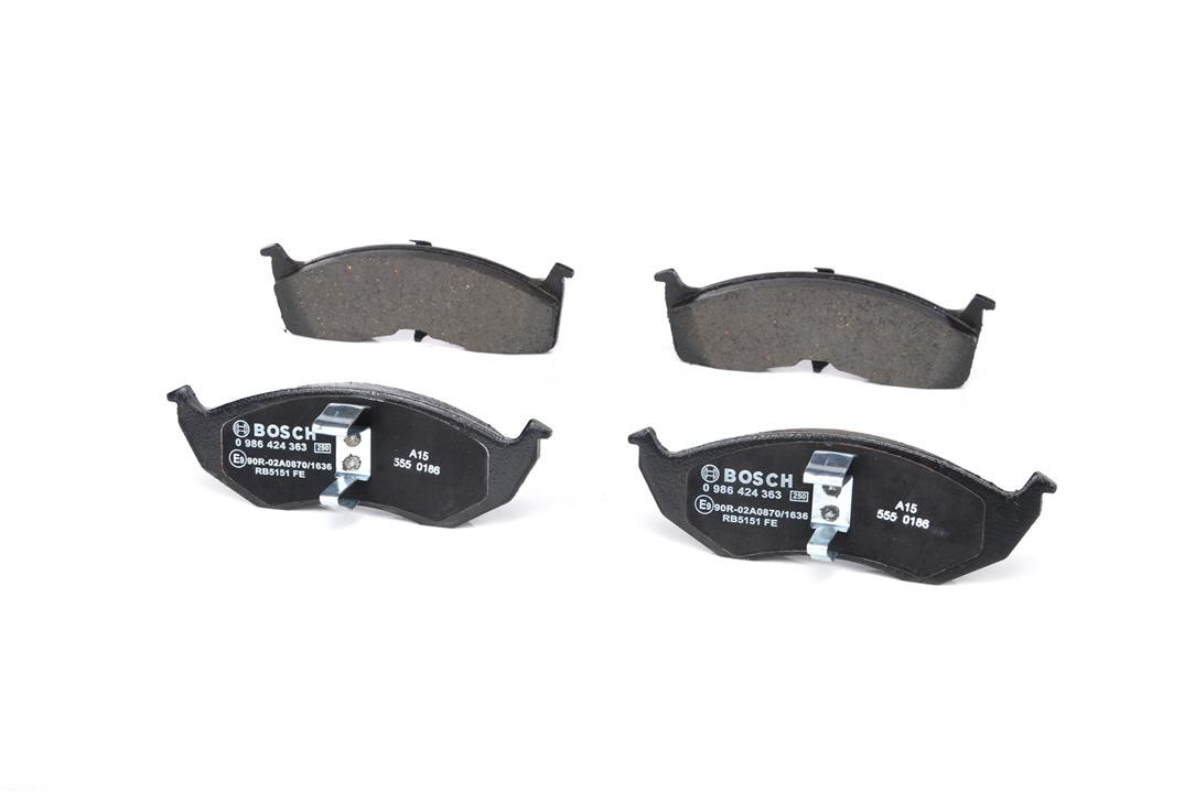 Brake pad set Bosch 0 986 424 363