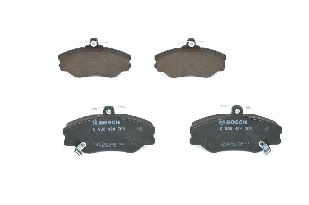 Brake Pad Set, disc brake Bosch 0 986 424 368