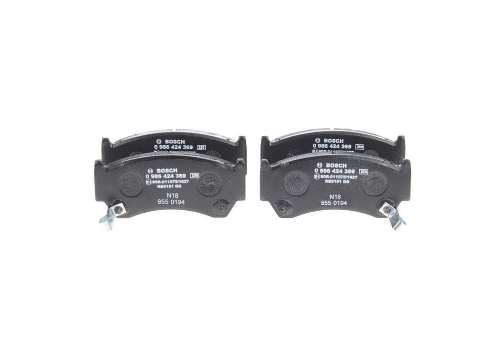 Bosch Brake pad set – price 91 PLN