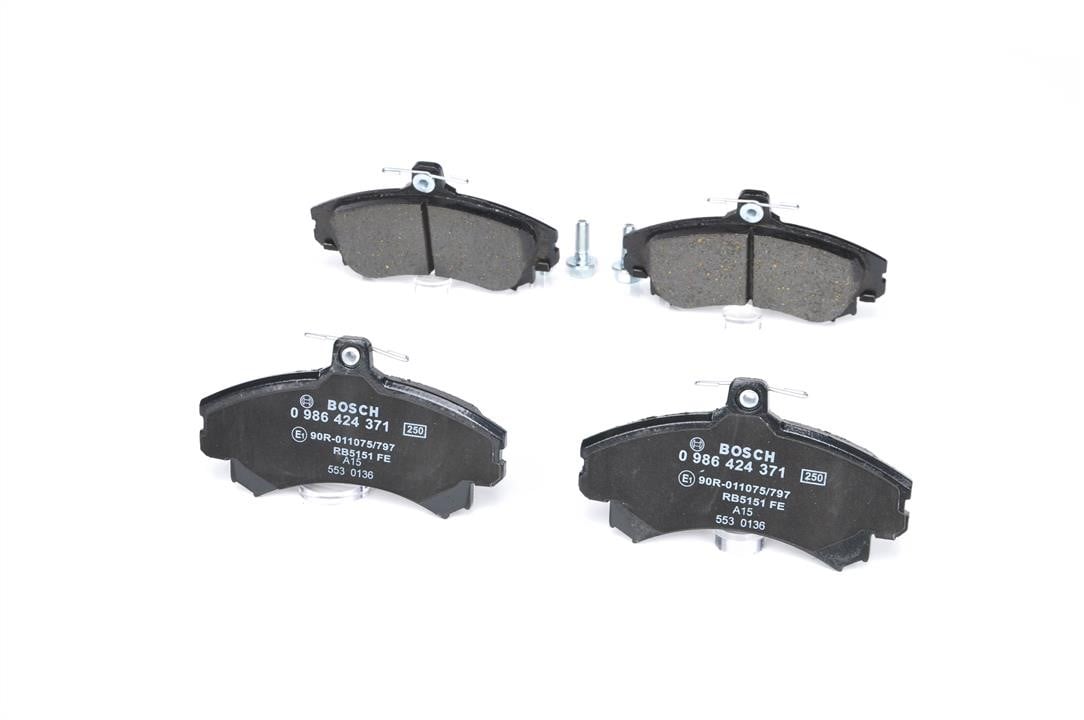 Brake pad set Bosch 0 986 424 371