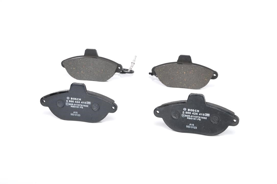 Brake pad set Bosch 0 986 424 415