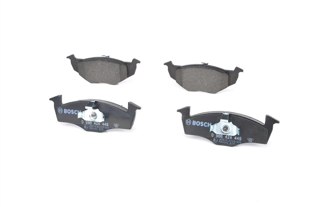 Brake pad set Bosch 0 986 424 449