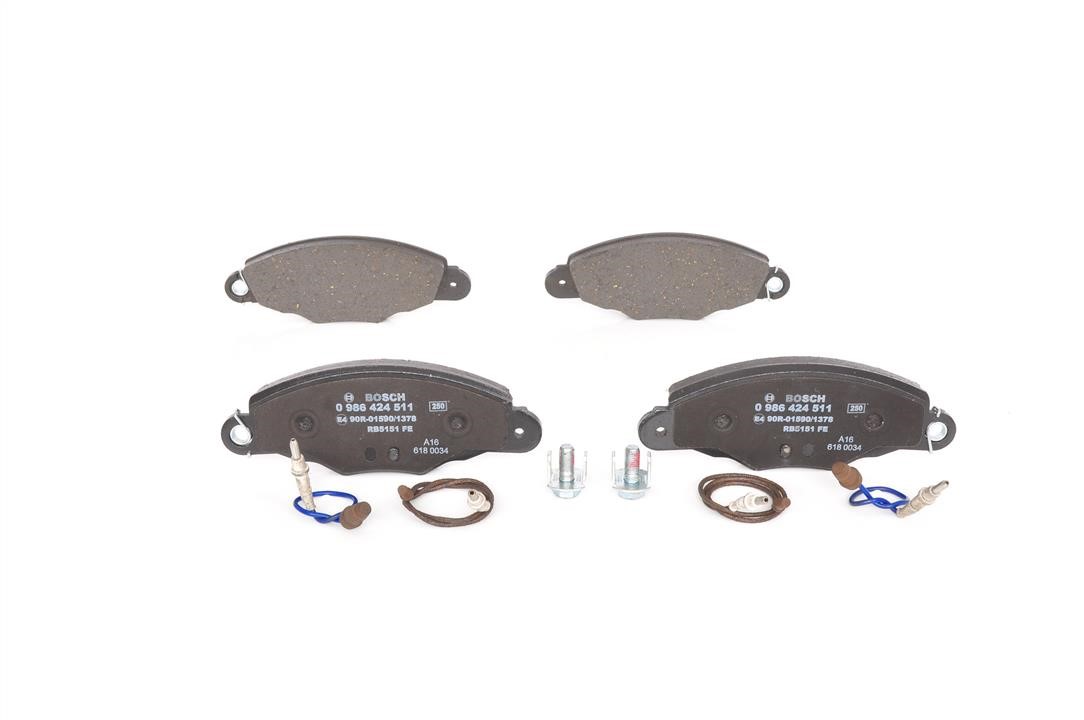 Bosch Brake Pad Set, disc brake – price 157 PLN