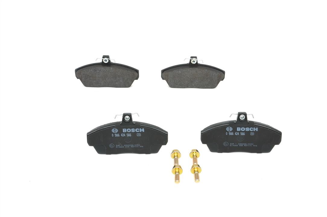 Brake Pad Set, disc brake Bosch 0 986 424 566