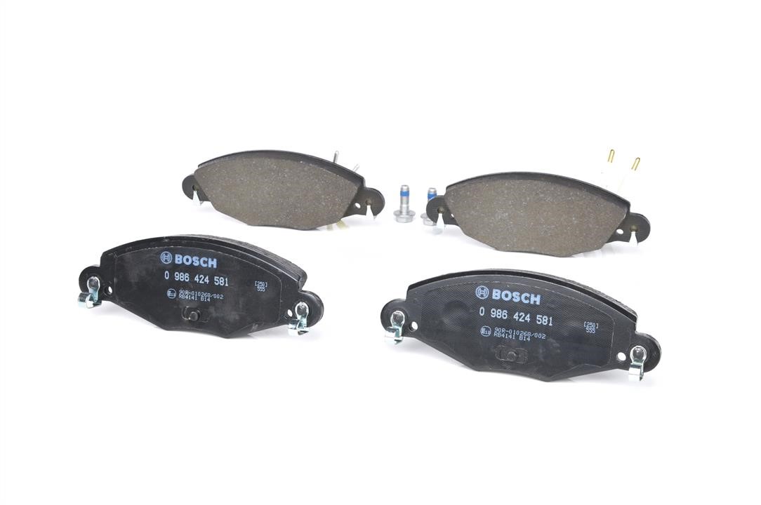 Brake pad set Bosch 0 986 424 581