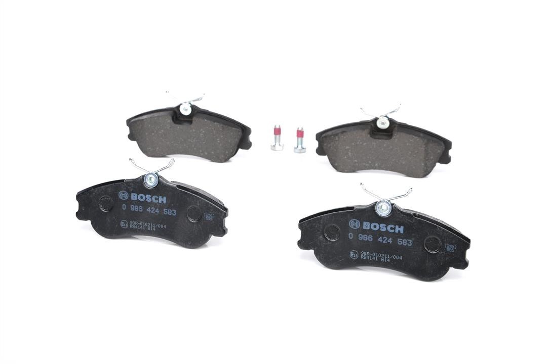 Brake pad set Bosch 0 986 424 583