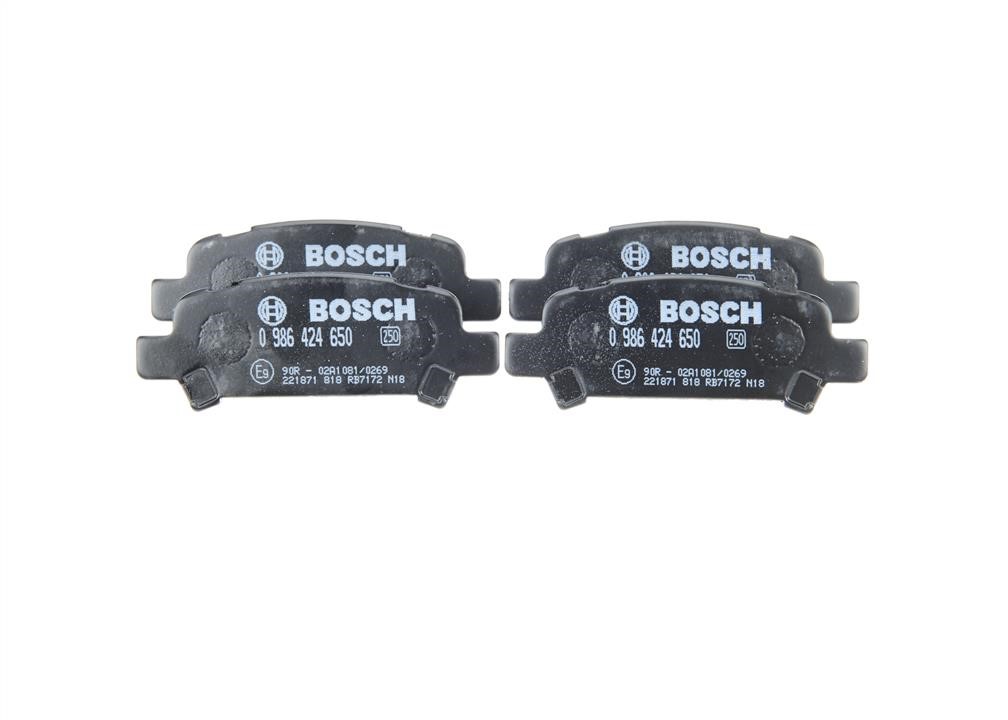 Brake Pad Set, disc brake Bosch 0 986 424 650
