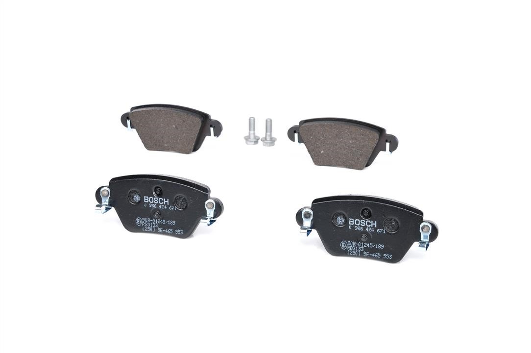 Brake pad set Bosch 0 986 424 671