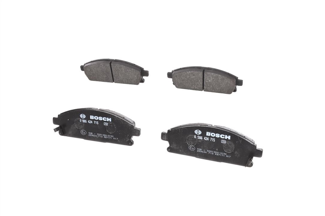 Brake pad set Bosch 0 986 424 715