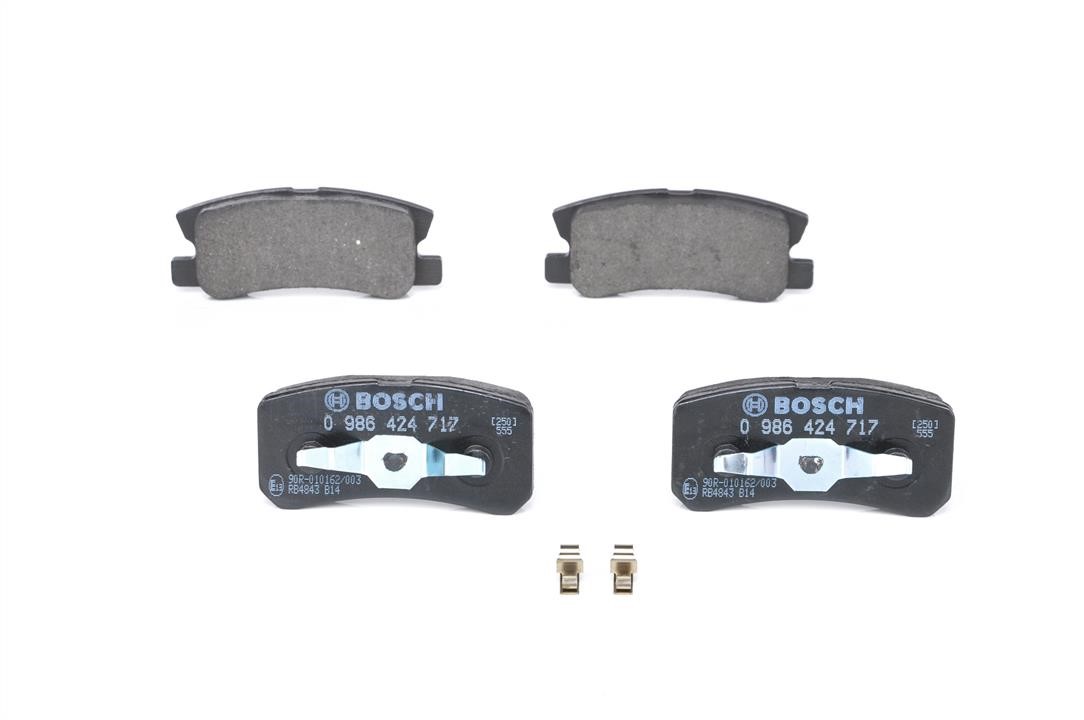 Brake Pad Set, disc brake Bosch 0 986 424 717