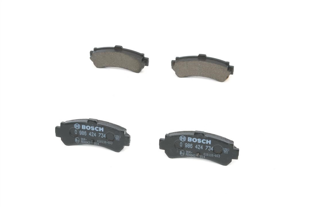 Brake pad set Bosch 0 986 424 734