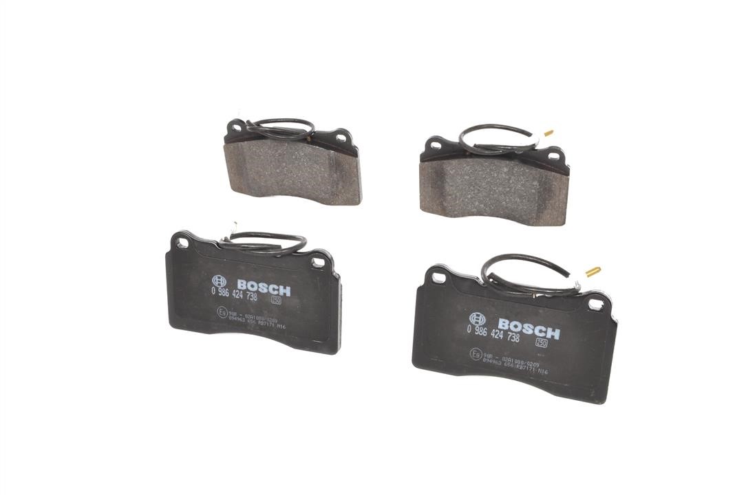 Brake pad set Bosch 0 986 424 738