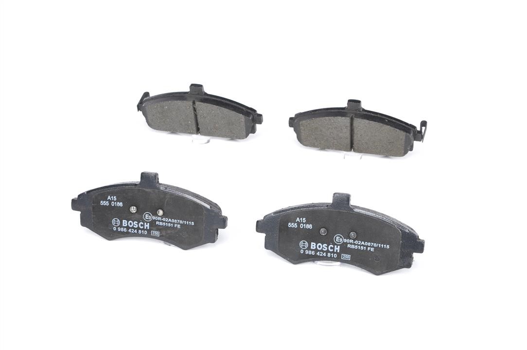 Brake pad set Bosch 0 986 424 810