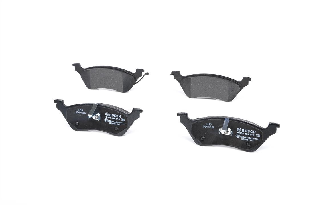 Brake pad set Bosch 0 986 424 816