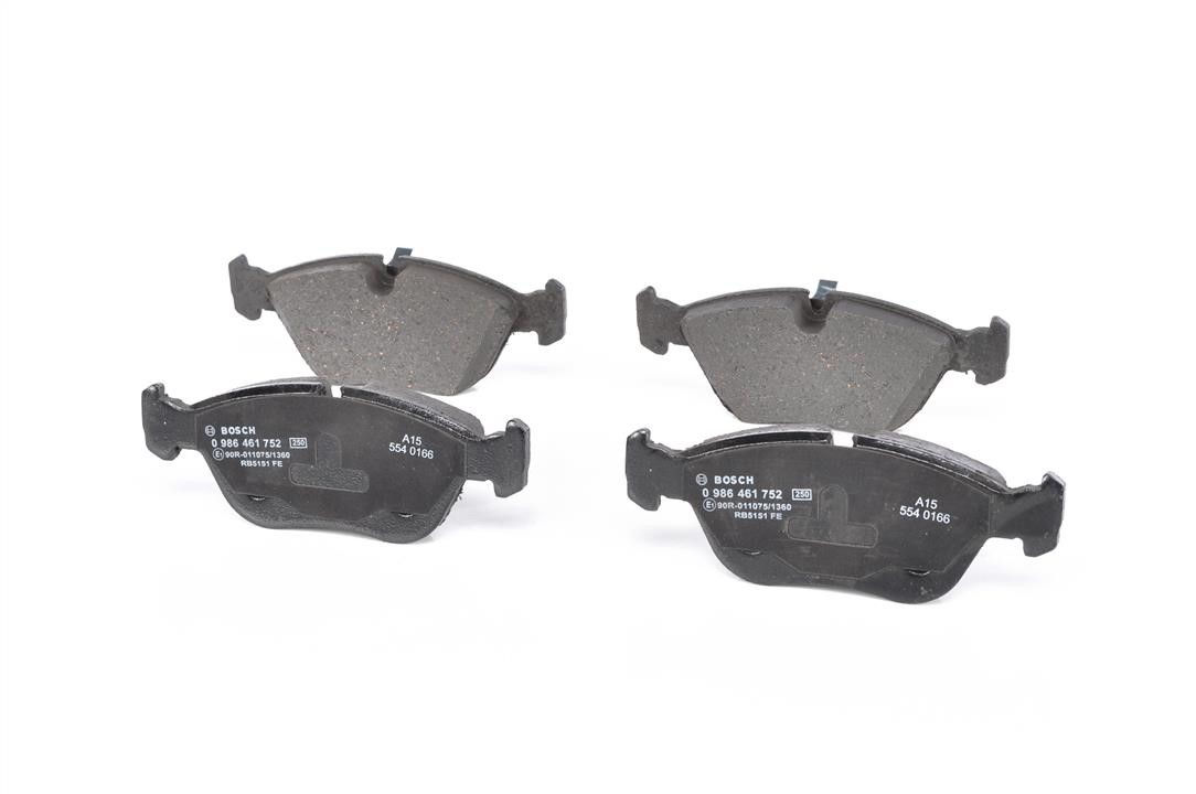 Brake pad set Bosch 0 986 461 752