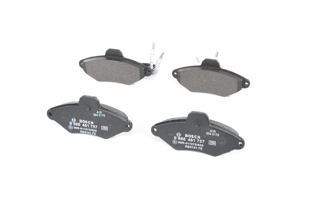 Brake pad set Bosch 0 986 461 757