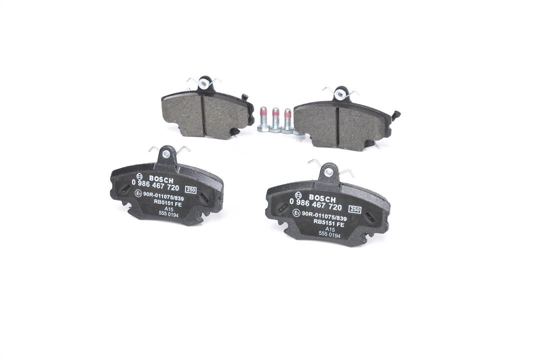 Brake pad set Bosch 0 986 467 720
