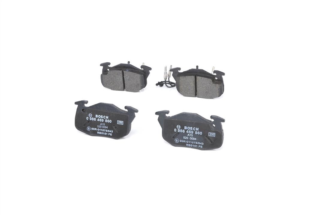 Brake pad set Bosch 0 986 469 860