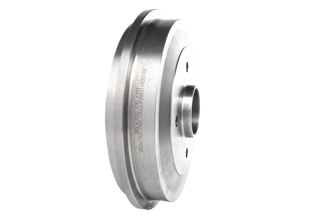 Brake drum with wheel bearing, assy Bosch 0 986 477 151