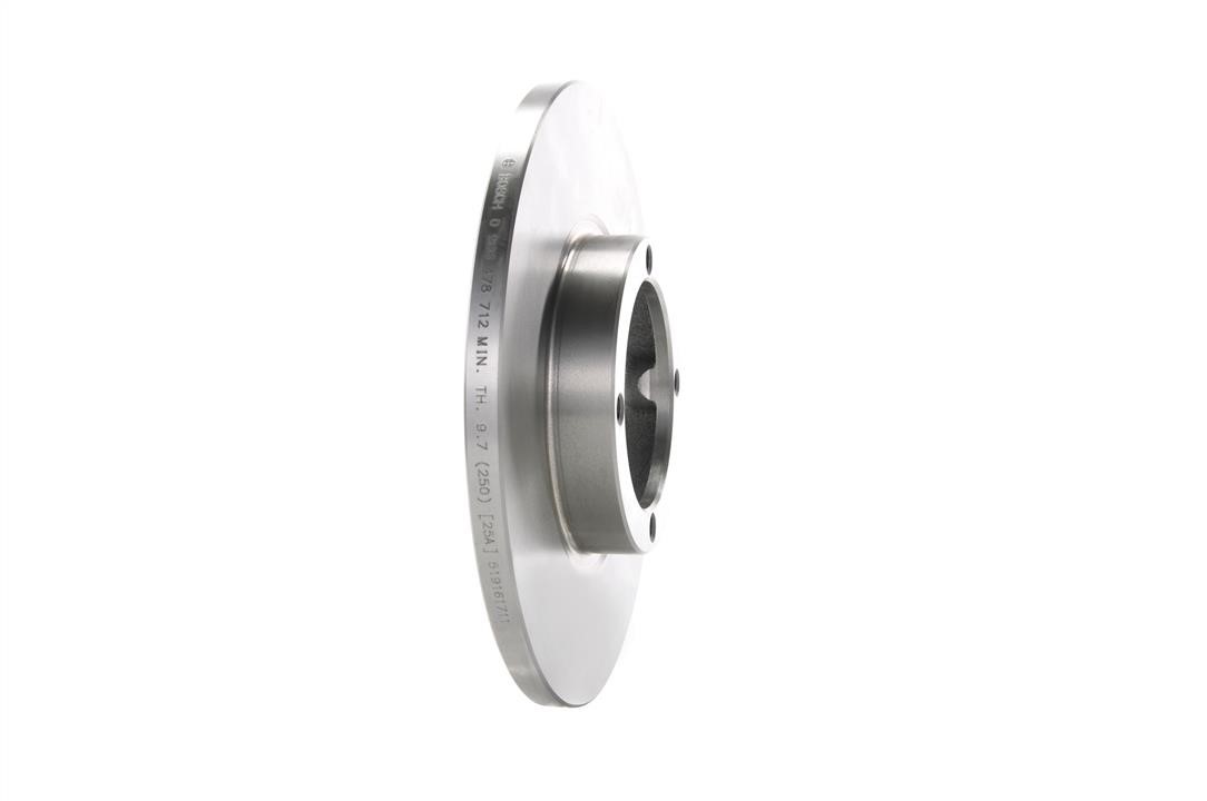 Bosch Unventilated front brake disc – price 95 PLN