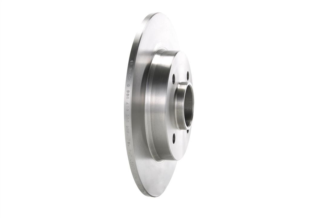 Rear brake disc, non-ventilated Bosch 0 986 479 388