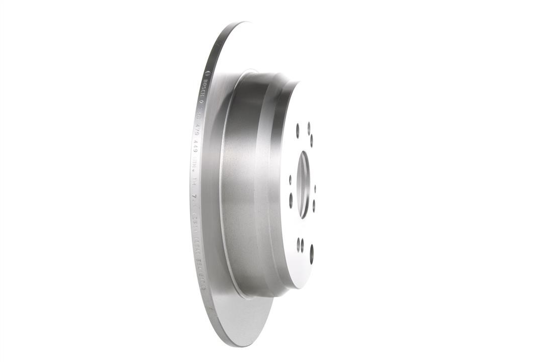 Rear brake disc, non-ventilated Bosch 0 986 479 449