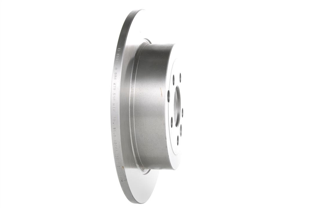 Rear brake disc, non-ventilated Bosch 0 986 479 518