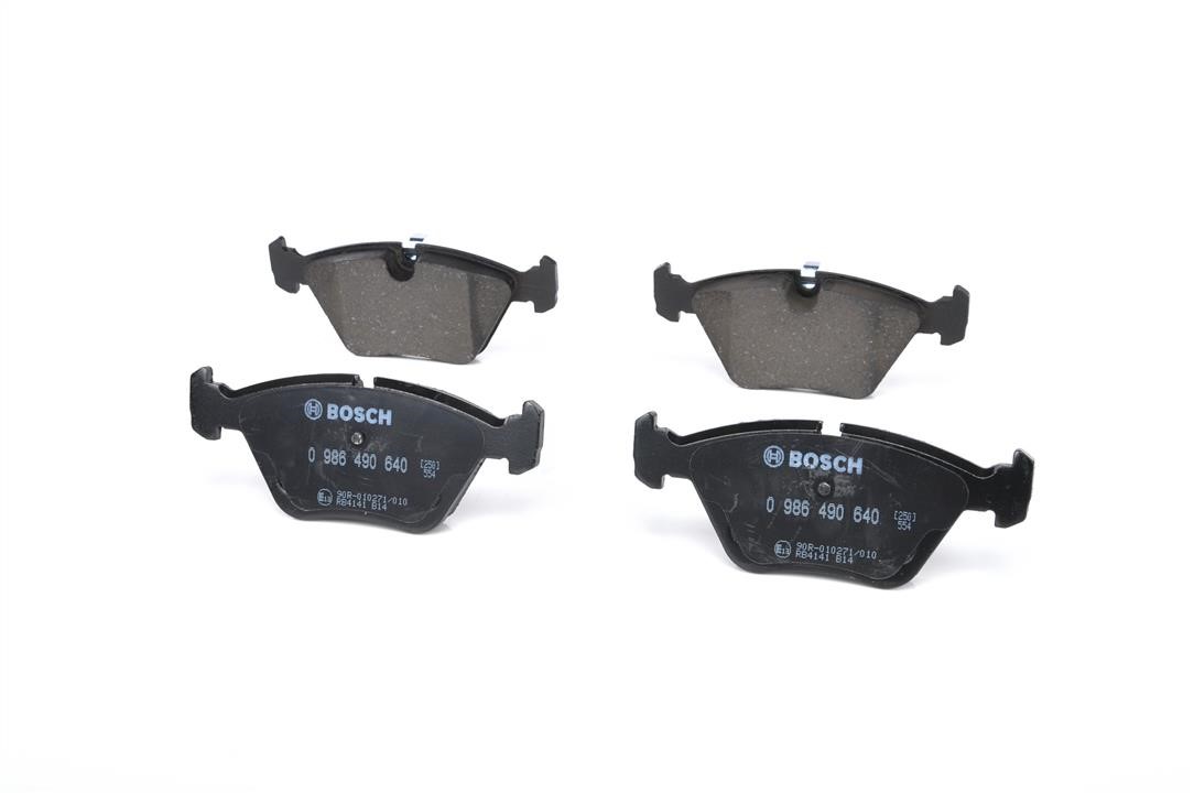 Brake pad set Bosch 0 986 490 640