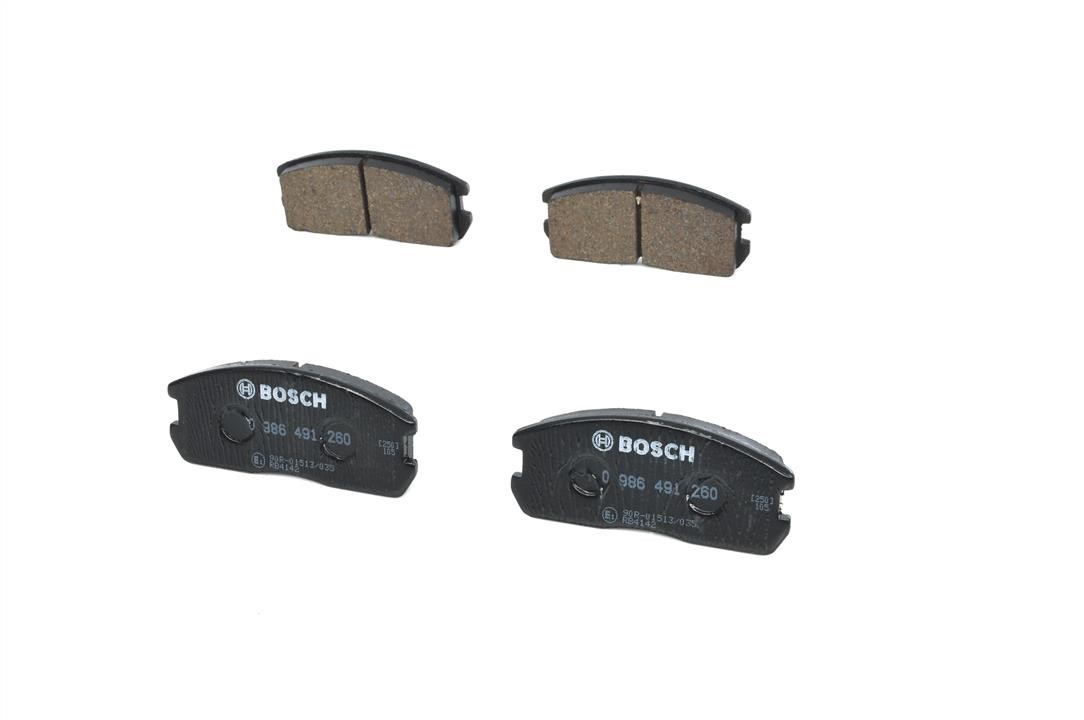 Brake Pad Set, disc brake Bosch 0 986 491 260