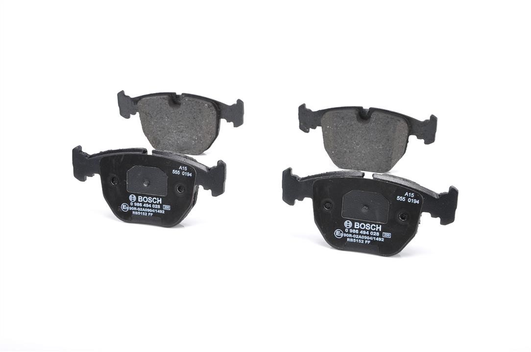 Brake pad set Bosch 0 986 494 028
