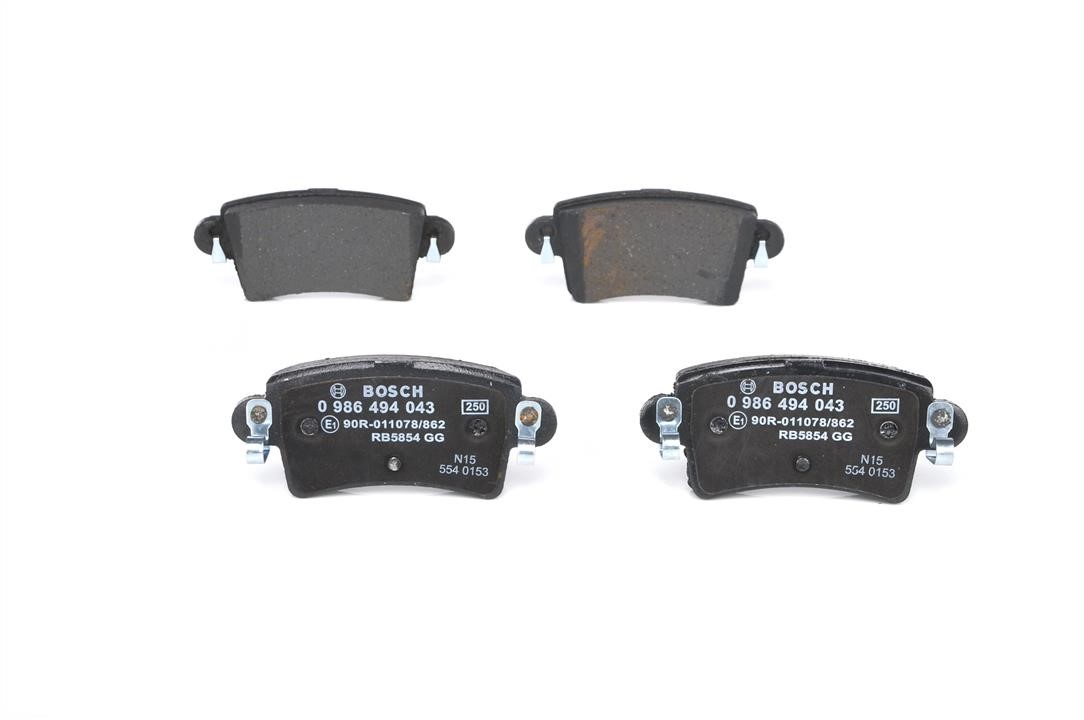 Bosch Brake pad set – price 122 PLN