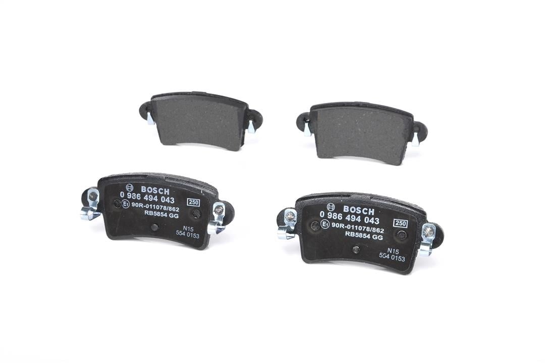 Brake pad set Bosch 0 986 494 043