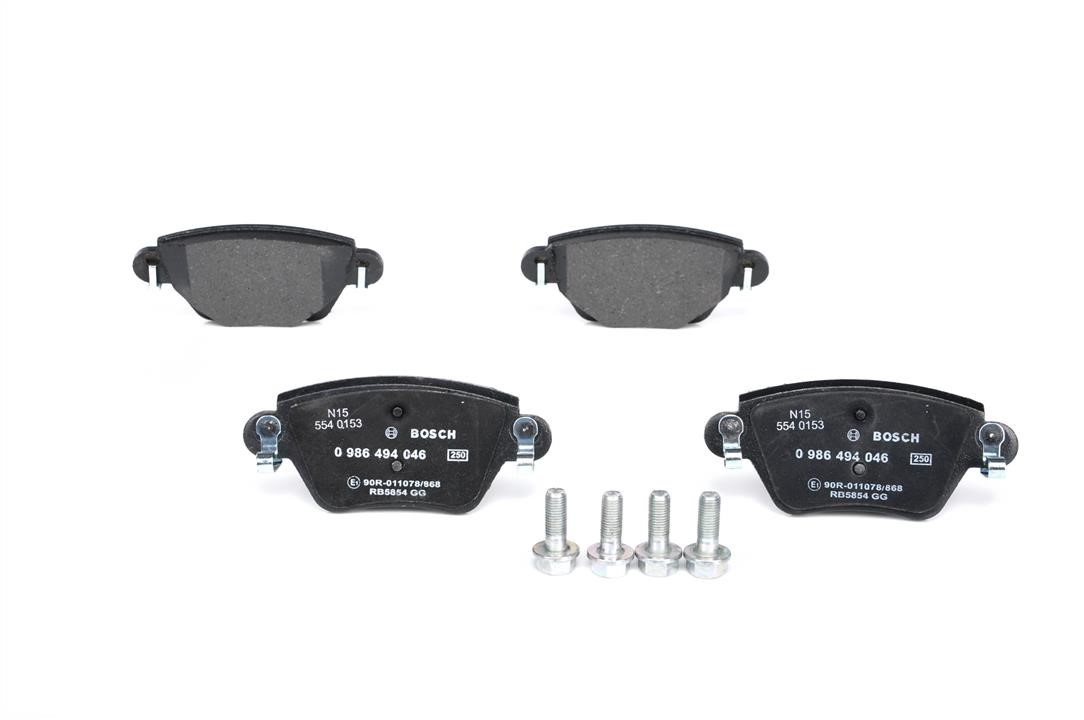 Bosch Brake pad set – price 118 PLN