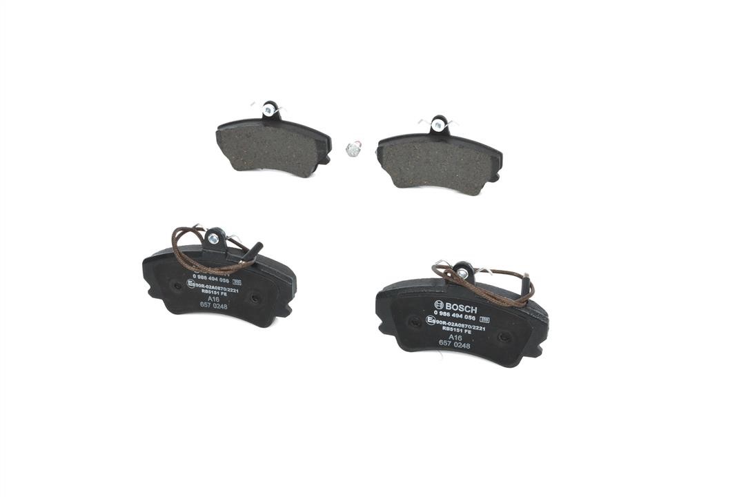 Brake pad set Bosch 0 986 494 056