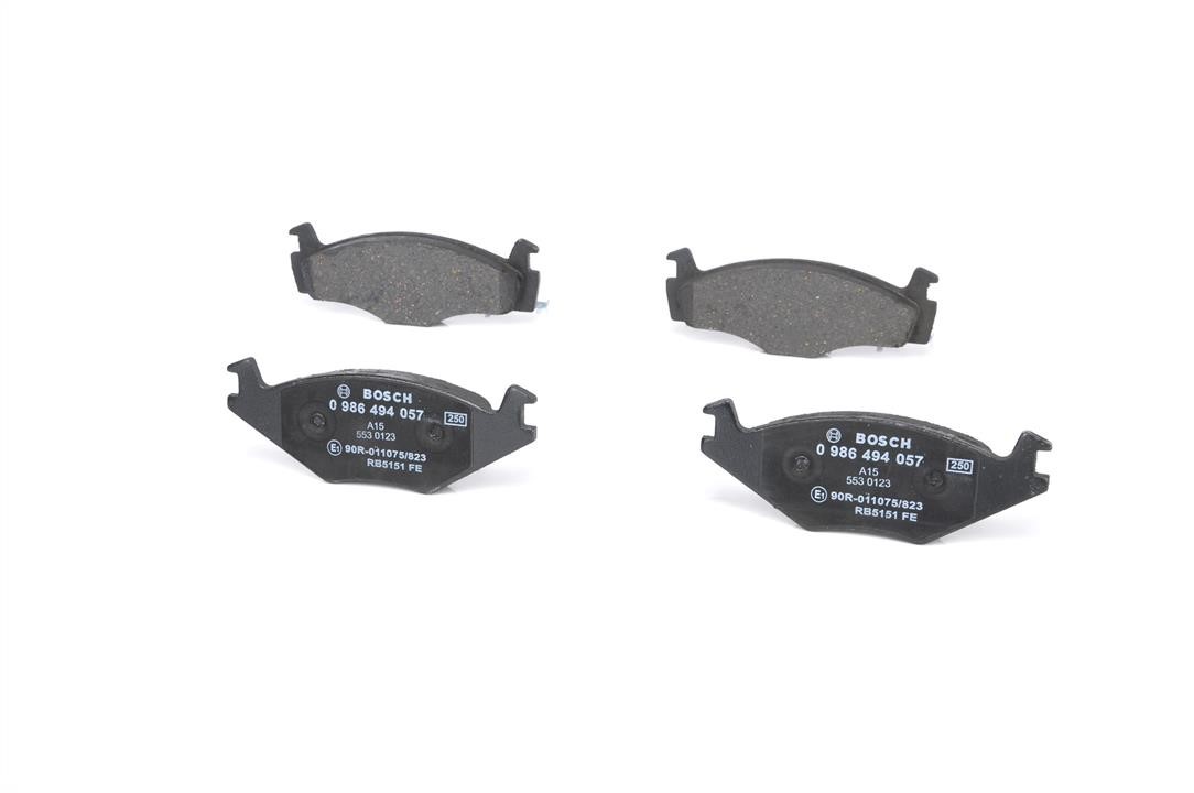 Brake pad set Bosch 0 986 494 057