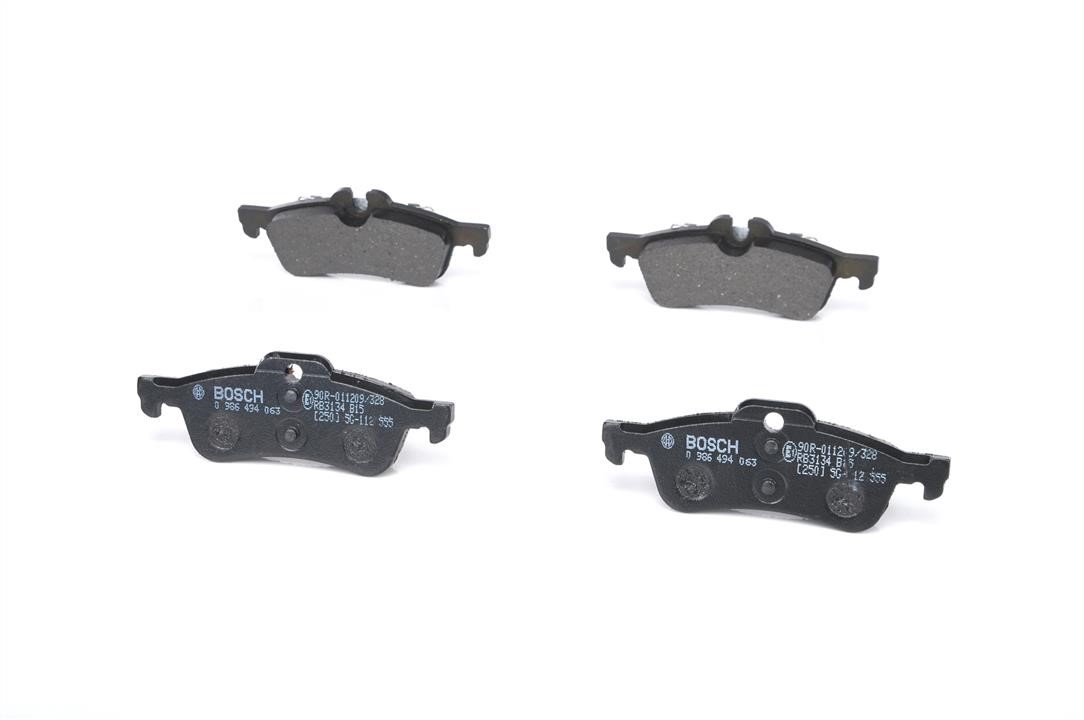 Brake pad set Bosch 0 986 494 063
