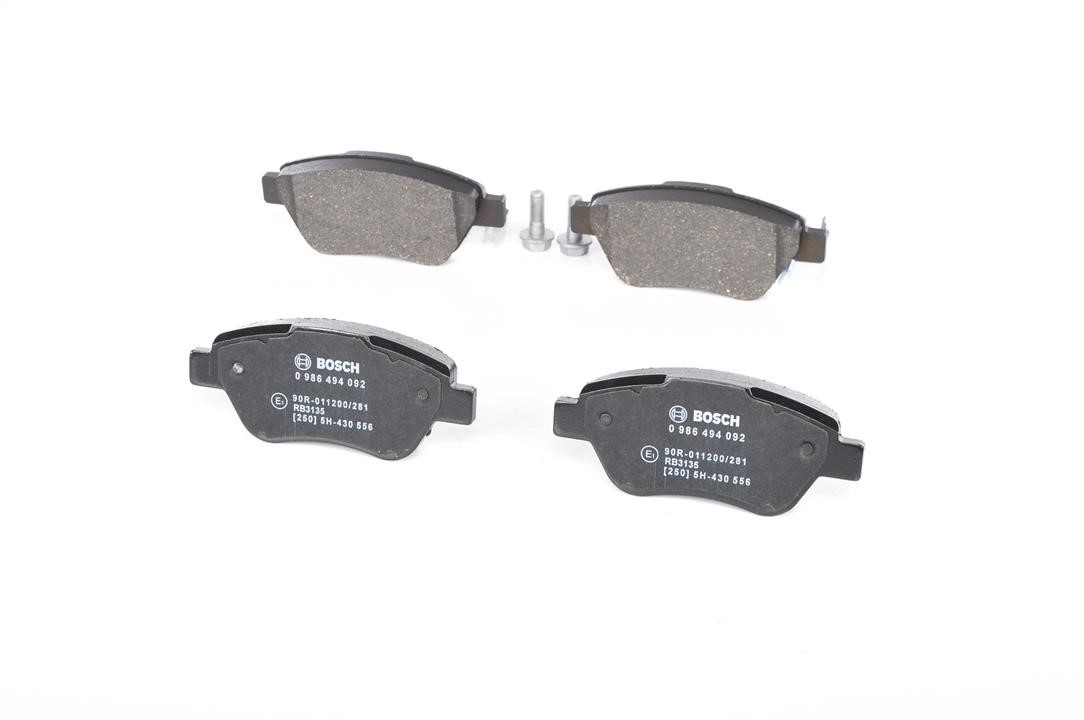Brake pad set Bosch 0 986 494 092