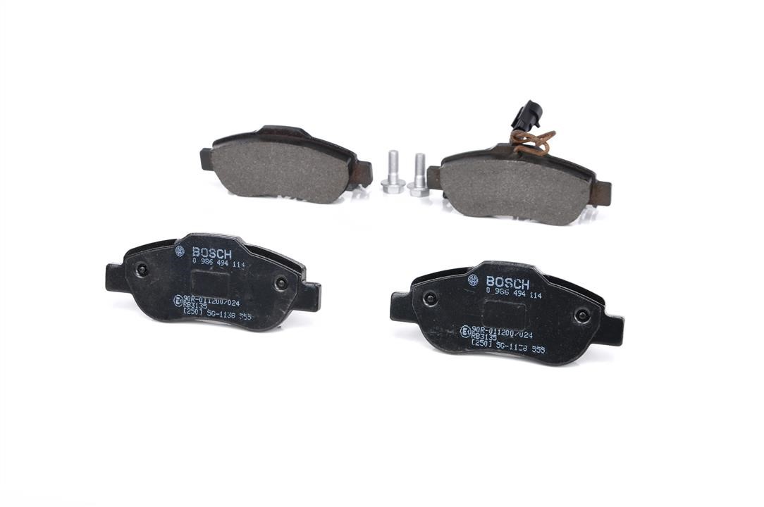 Brake pad set Bosch 0 986 494 114