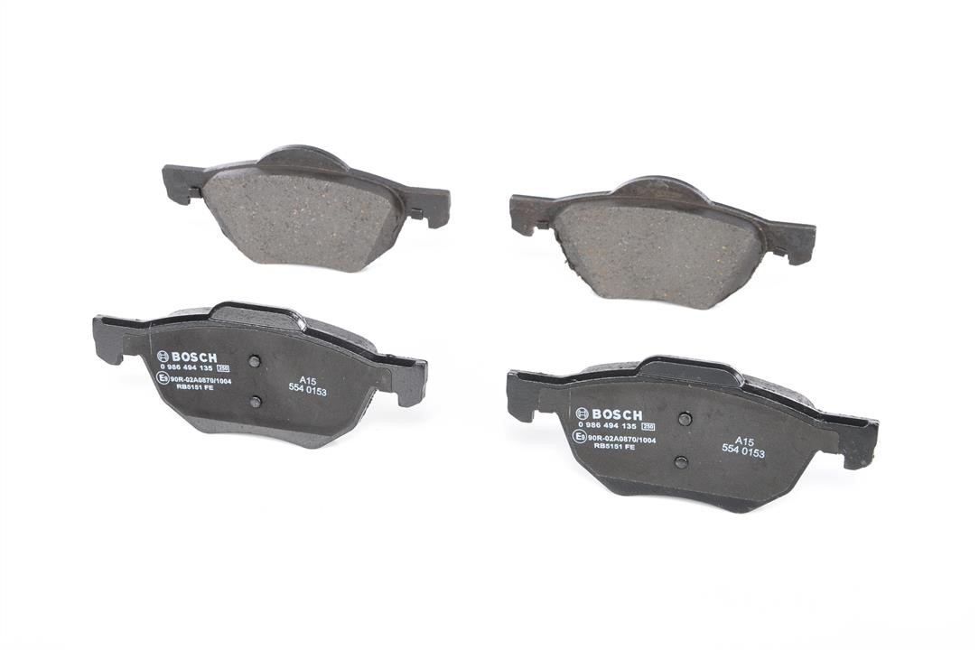 Brake pad set Bosch 0 986 494 135