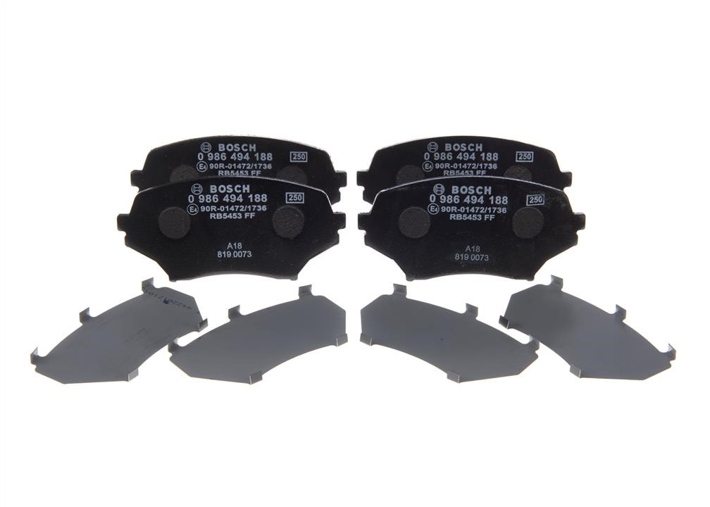Bosch Brake pad set – price [object Object] PLN