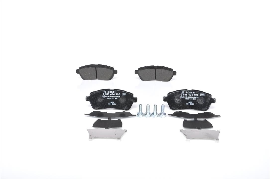 Bosch Brake pad set – price [object Object] PLN