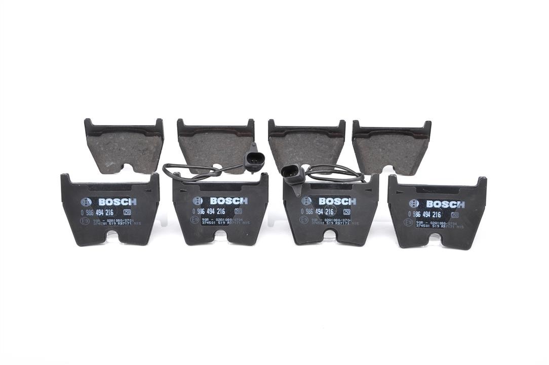 Bosch Brake pad set – price 393 PLN