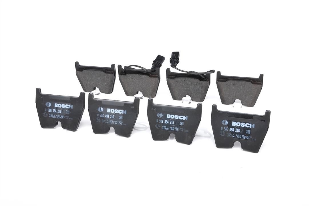 Brake pad set Bosch 0 986 494 216