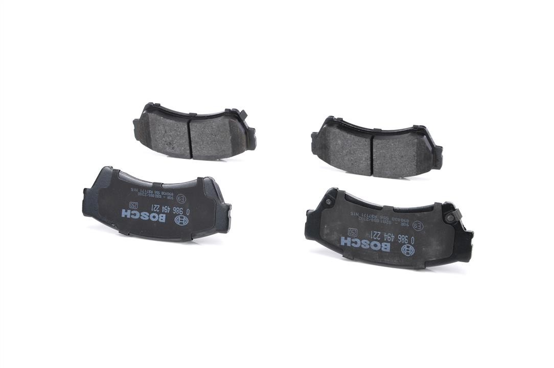Brake pad set Bosch 0 986 494 221