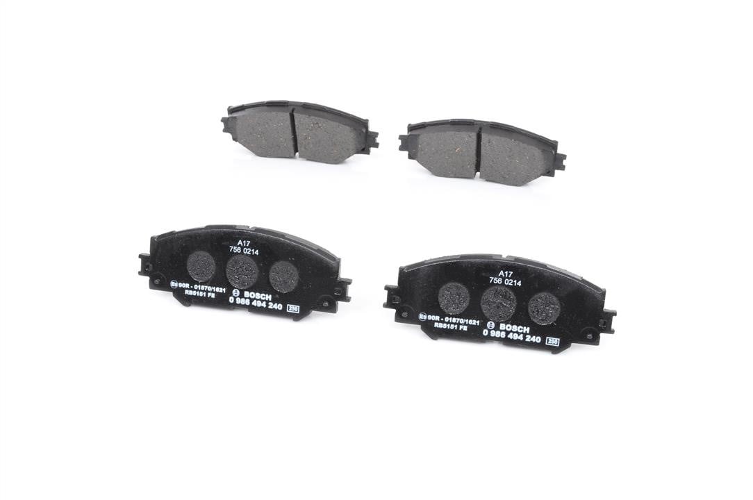 Brake pad set Bosch 0 986 494 240