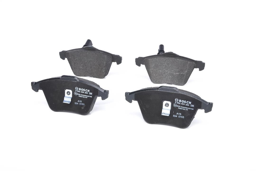 Brake pad set Bosch 0 986 494 283