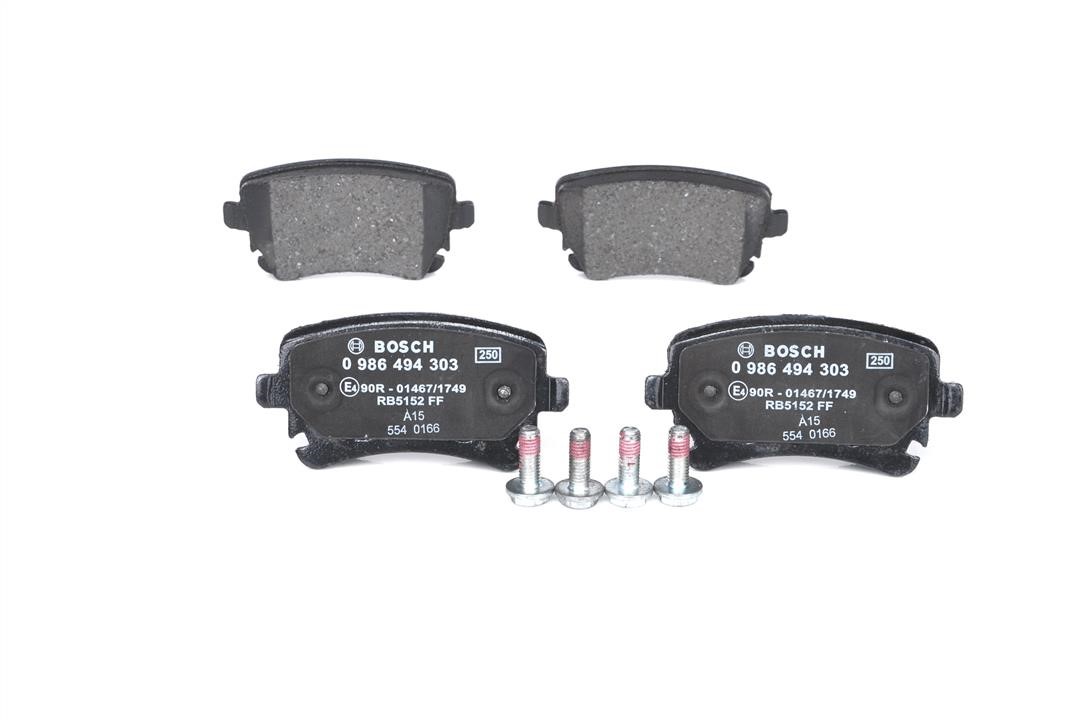 Bosch Brake pad set – price 157 PLN