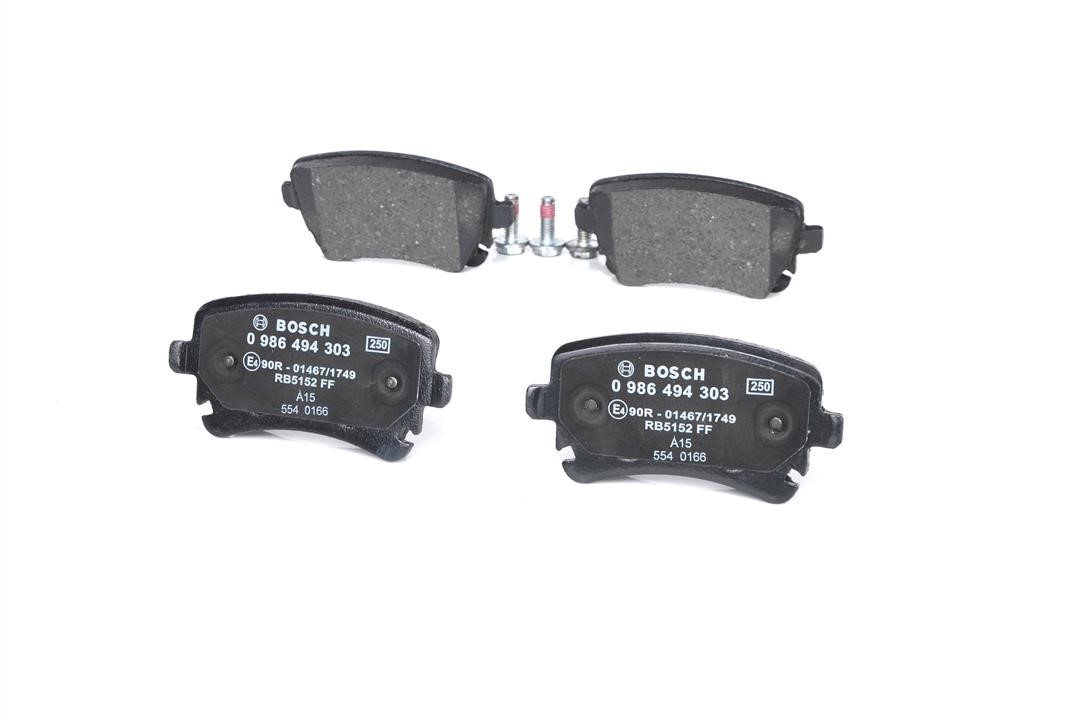 Brake pad set Bosch 0 986 494 303