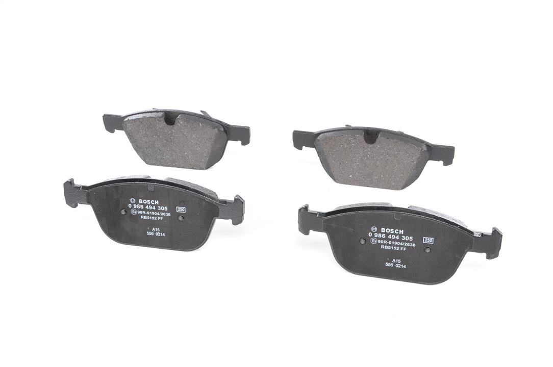 Brake pad set Bosch 0 986 494 305