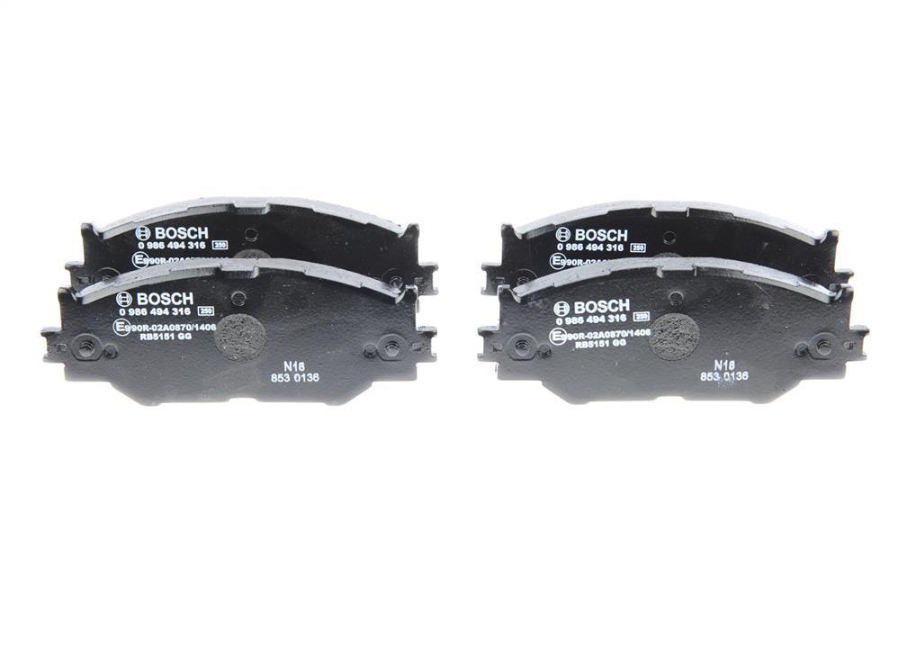 Bosch Brake pad set – price [object Object] PLN